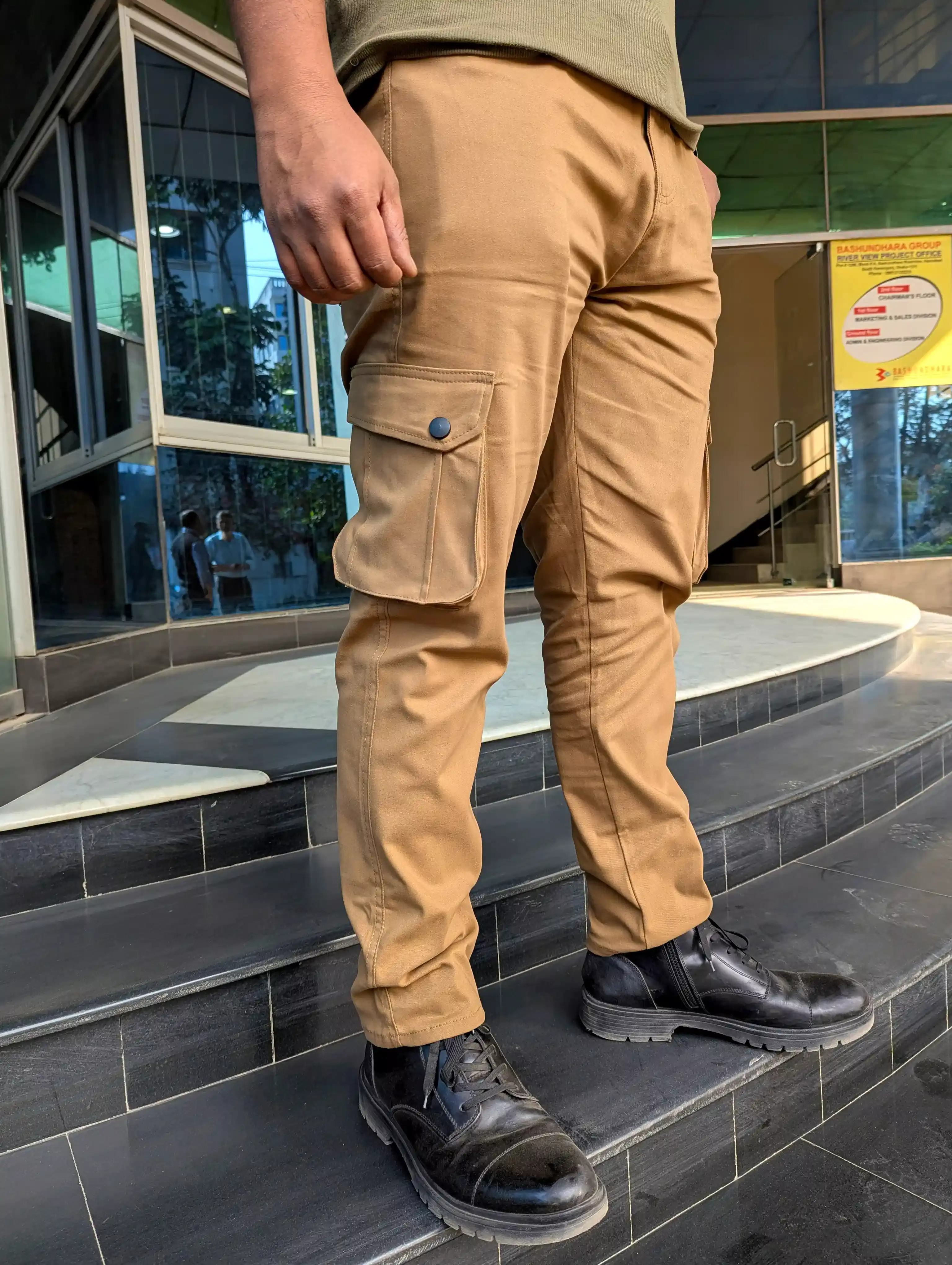 Golden 6 Pocket Joggers Pant - 98% Cotton